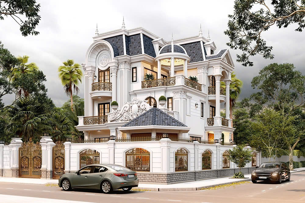LÔ GÓC - BÁN GẤP BIỆT THỰ LÀNG VIỆT KIỀU CHÂU ÂU - 180M² - MT 26M - CÓ HẦM -VIEW VƯỜN HOA - Ảnh chính